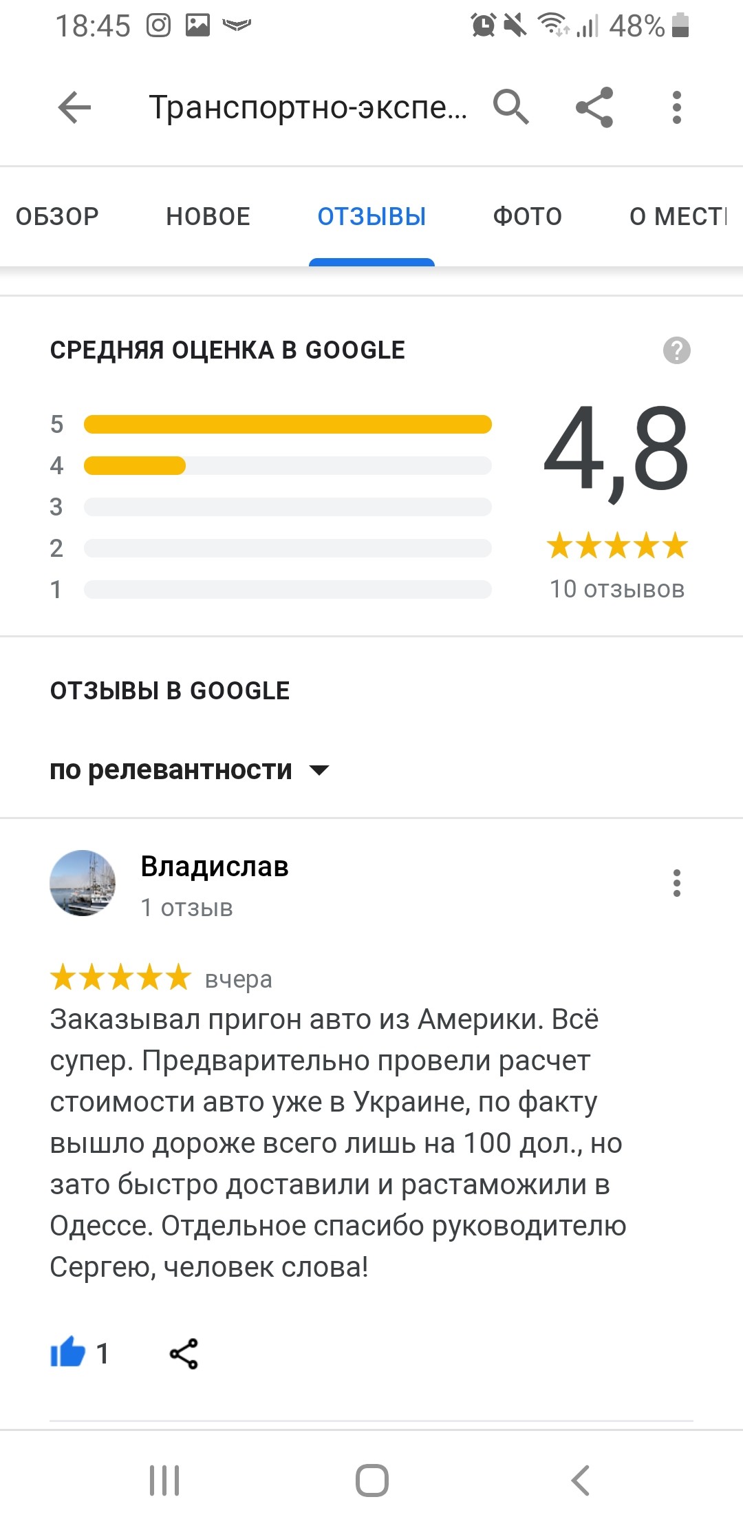 review